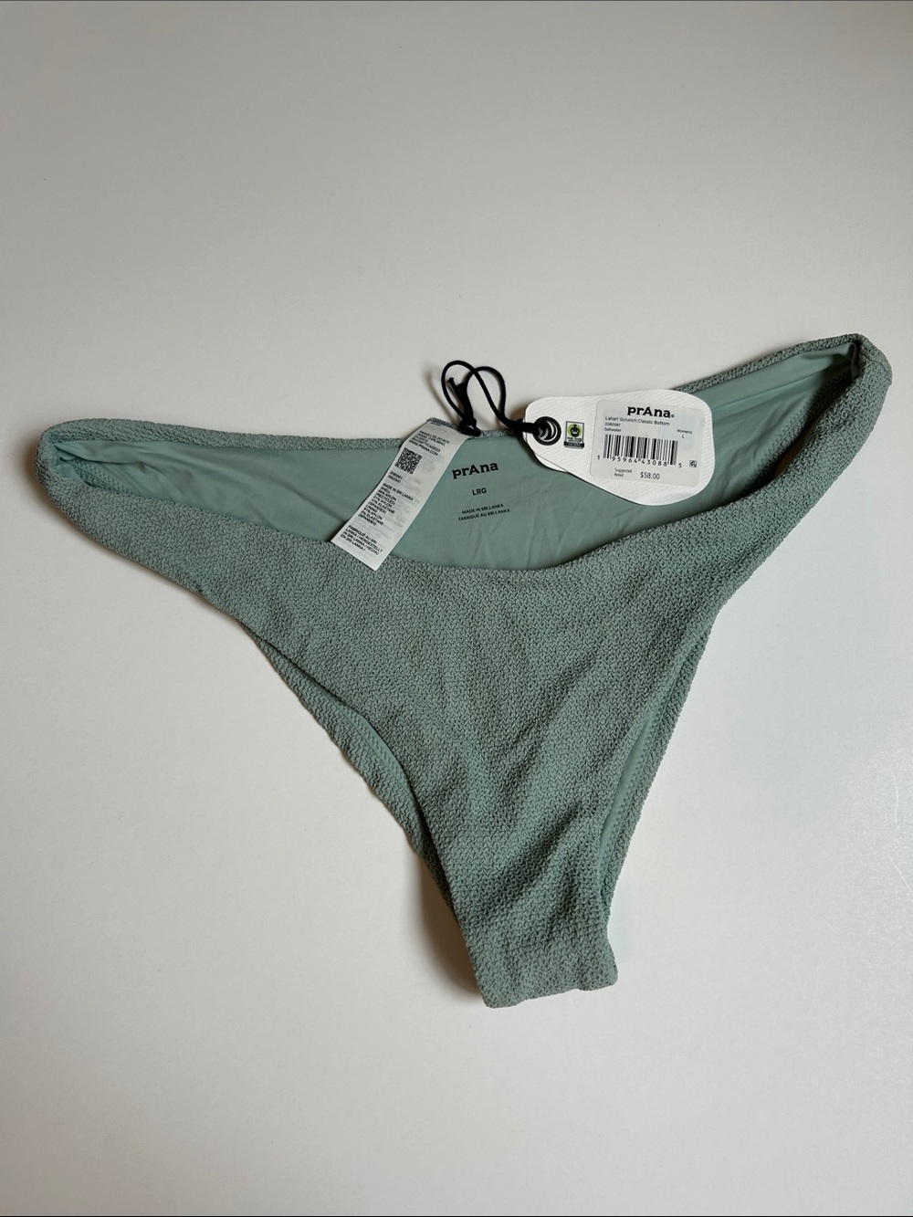Prana Saltwater Lahari Scrunch Classic Bikini Bottoms